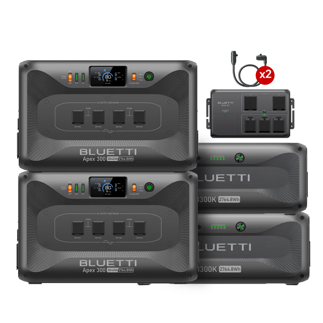 BLUETTI Apex 300 Versatile Power Station | 3,840W, 2,764.8Wh-Advanced
