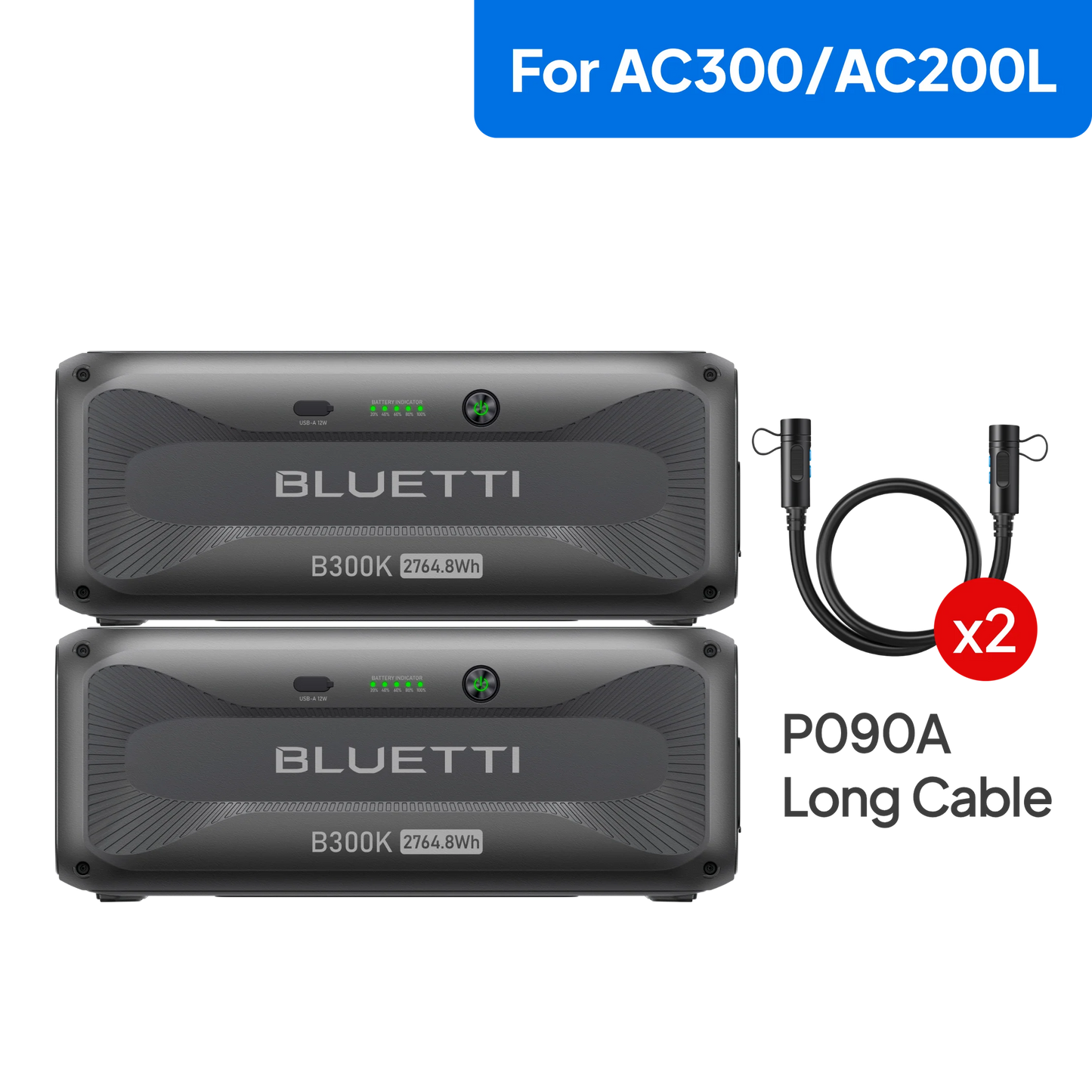 BLUETTI B300K Expansion Battery | 2,764.8Wh