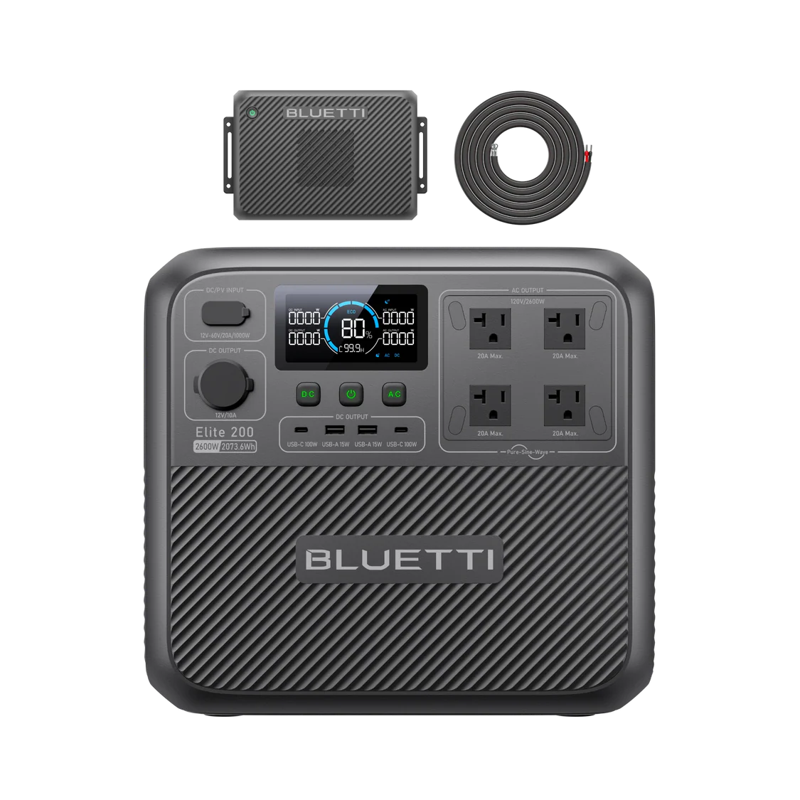 BLUETTI Elite 200 V2 Portable Power Station | 2600W 2073.6Wh
