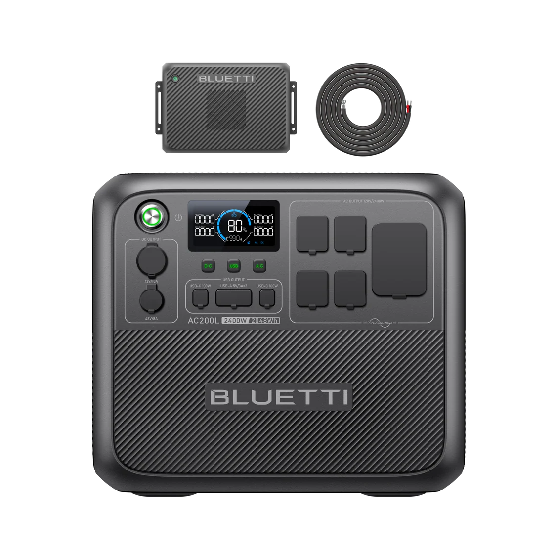 BLUETTI AC200L Portable Power Station | 2,400W,2,048Wh, Portable Power