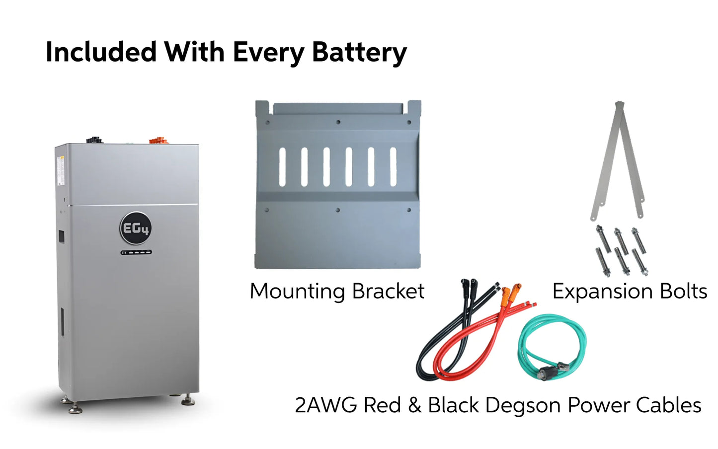 EG4-WallMount 314Ah Indoor Battery | 48V | 16kWh | UL9540A | Self-Heating
