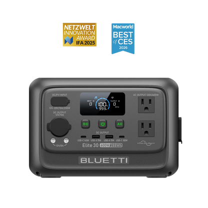 BLUETTI Elite 30 V2 Twilight Glow Purple+60W