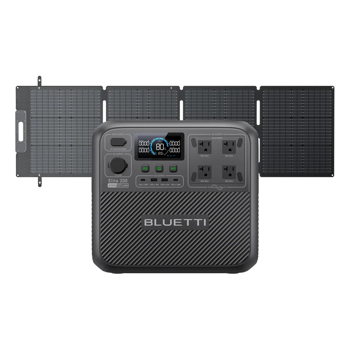 BLUETTI Elite 200 V2 Portable Power Station | 2600W 2073.6Wh