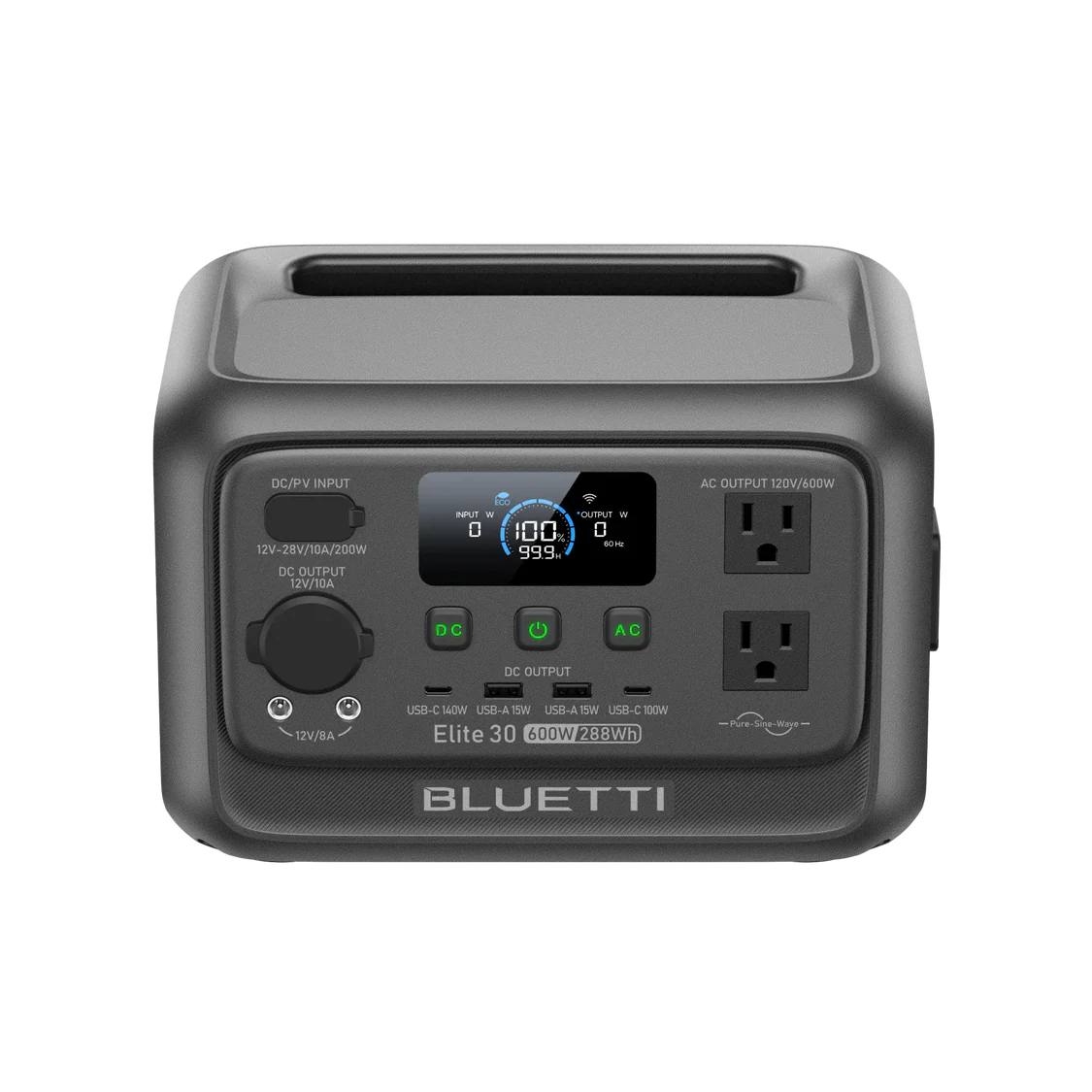 BLUETTI Elite 30 V2 Twilight Glow Purple+60W