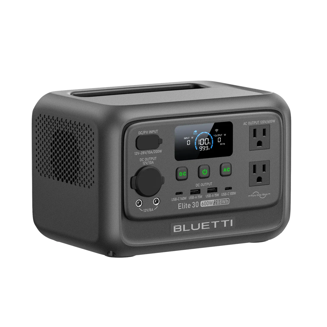 BLUETTI Elite 30 V2 Twilight Glow Purple+60W
