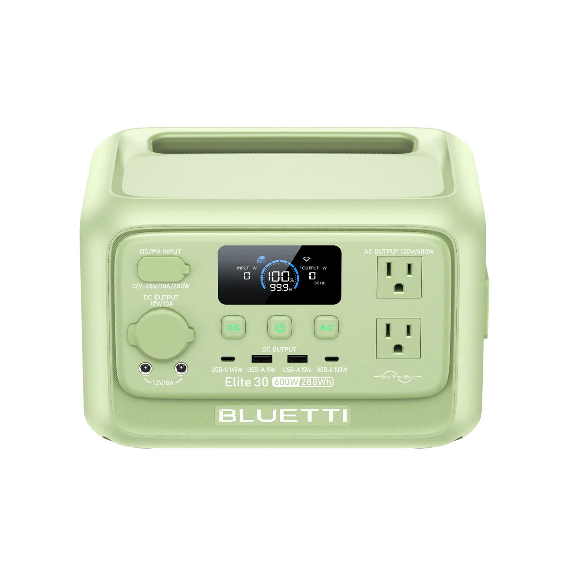 BLUETTI Elite 30 V2 Twilight Glow Purple+60W