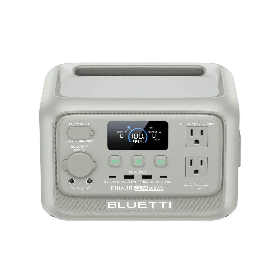 BLUETTI Elite 30 V2 Twilight Glow Purple+60W