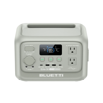 BLUETTI Elite 30 V2 Twilight Glow Purple+60W