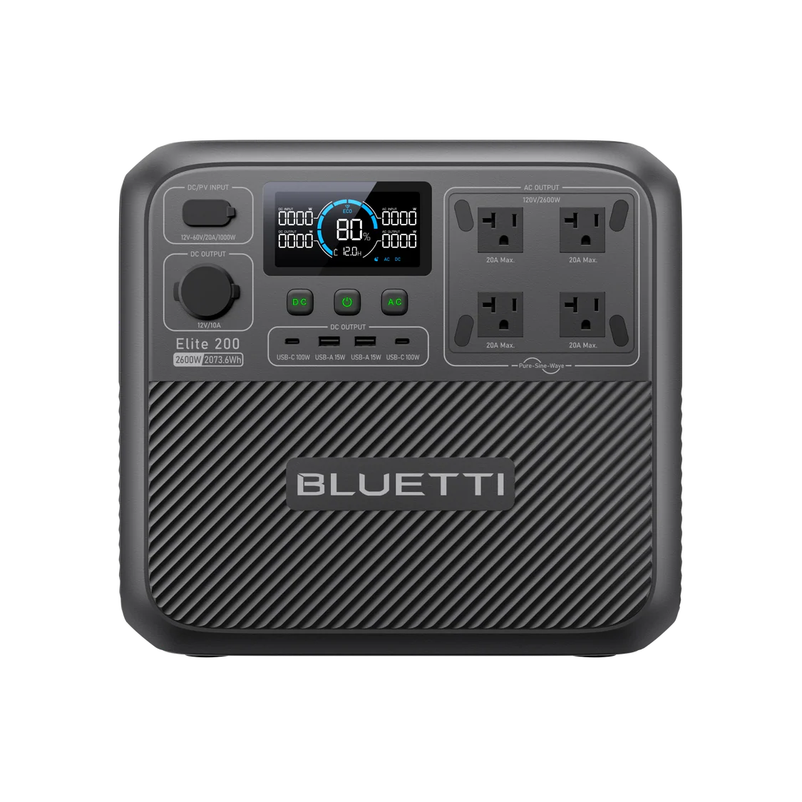BLUETTI Elite 200 V2 Portable Power Station | 2600W 2073.6Wh