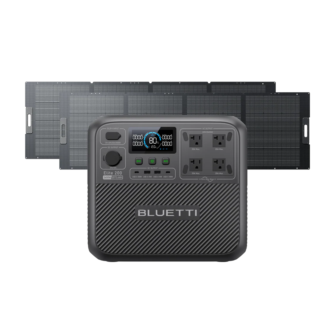 BLUETTI Elite 200 V2 Portable Power Station | 2600W 2073.6Wh