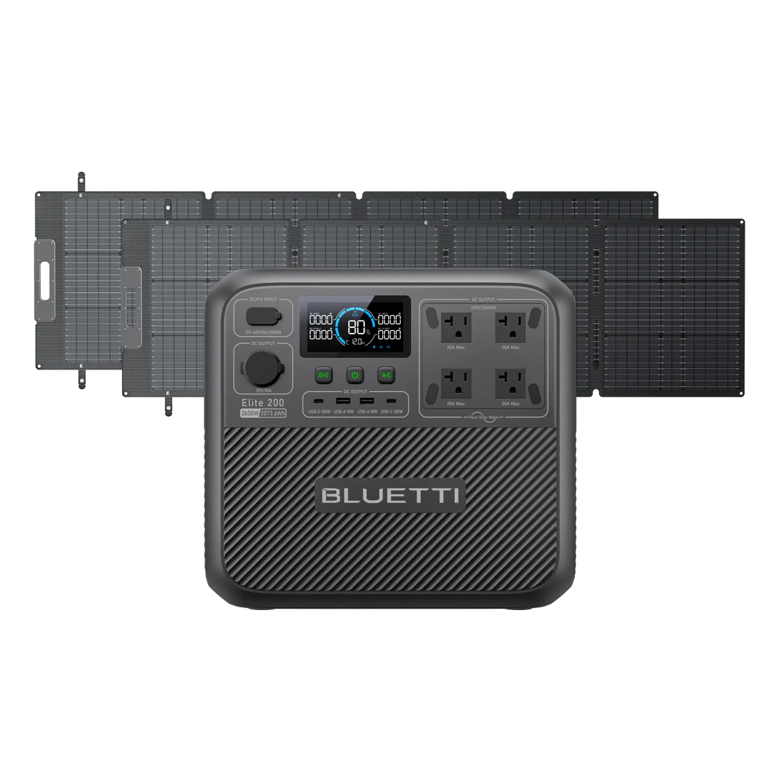 BLUETTI Elite 200 V2 Portable Power Station | 2600W 2073.6Wh