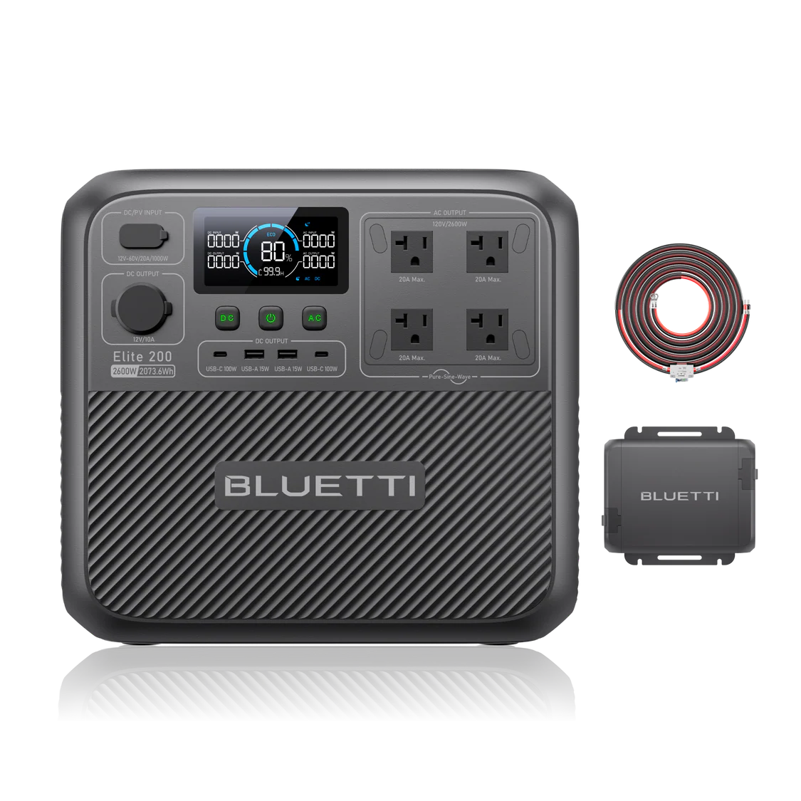 BLUETTI Elite 200 V2 Portable Power Station | 2600W 2073.6Wh