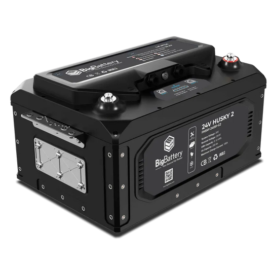 BigBattery 24V HUSKY 2 INV Lithium Battery 5.12kWh 200Ah | LiFePO4 | Inverter Comms | RV | Off-Grid | Marine Battery