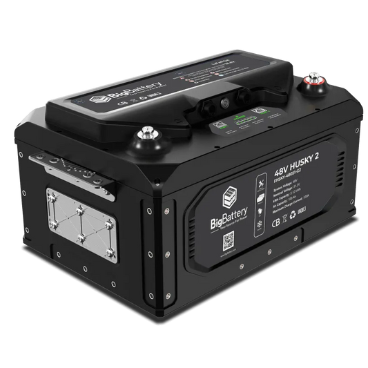BigBattery 48V HUSKY 2 PWR | 5.12kWh LiFePO4 – High Power | Golf Cart | UTV | Industrial Battery