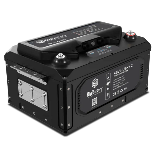BigBattery 48V HUSKY 2 INV Lithium Battery 5.12kWh 100Ah | LiFePO4 | Inverter Comms | RV | Off-Grid | Marine Battery