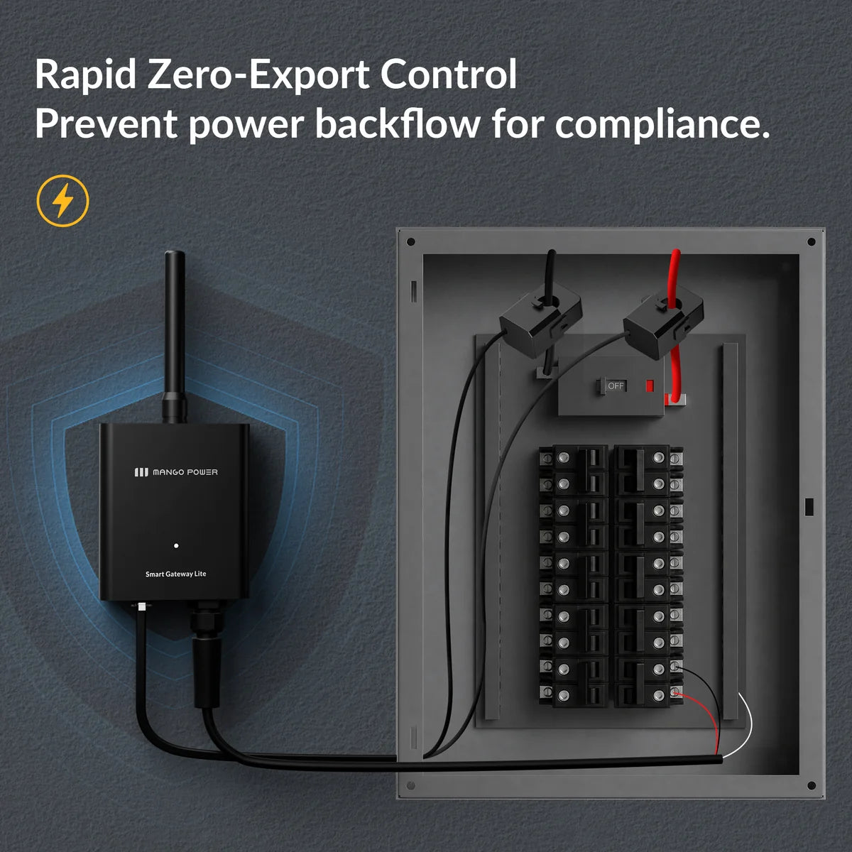 Mango Power S 120V 1200W Plug-In Solar Kit with Zero-Export Gateway