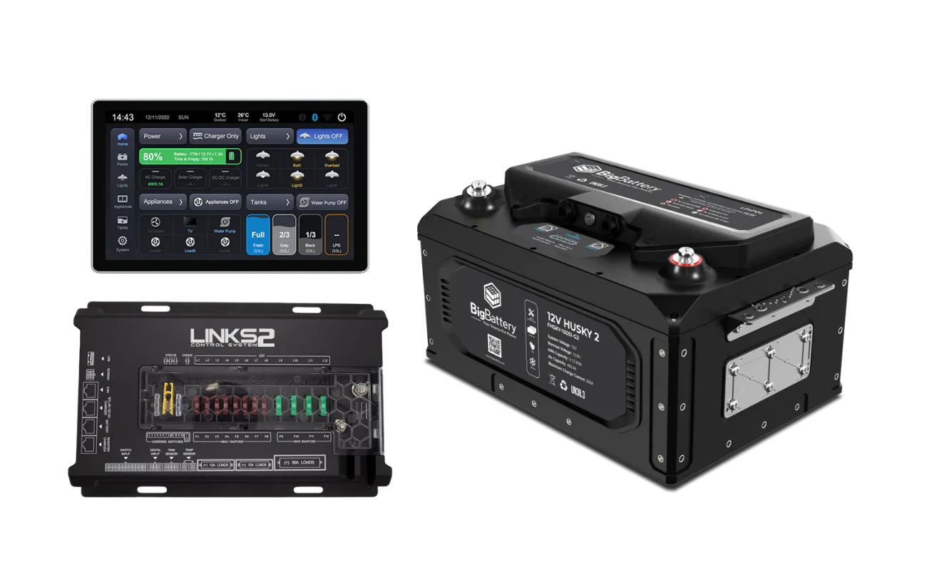 BigBattery 12V HUSKY2 RV LINKS2 Control System