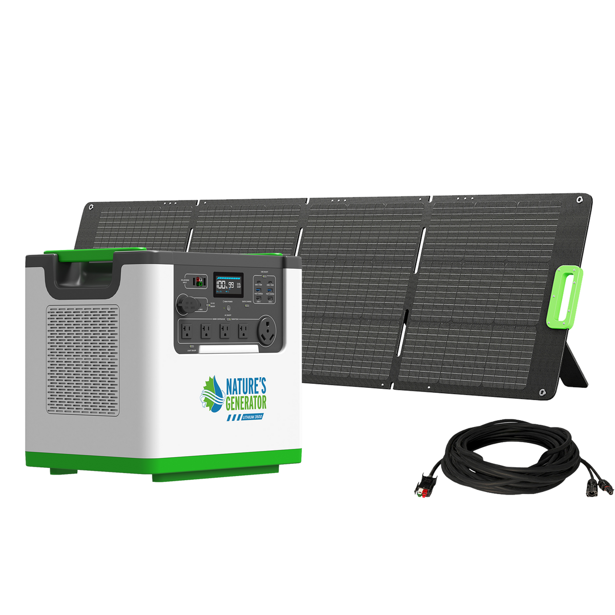 Nature's Generator Lithium 3600 Expandable Solar Generator