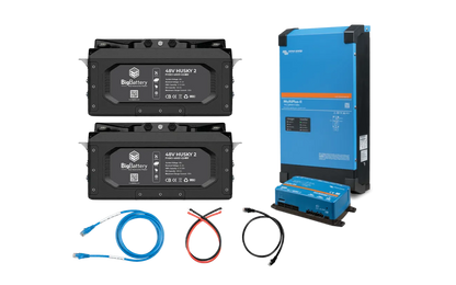 BigBattery 48V 2X HUSKY 2 KIT & Victron 48V MultiPlus-II 120V 5000W Inverter/Charger