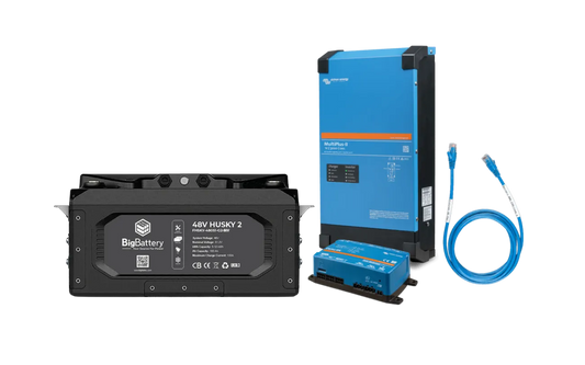 BigBattery 48V 1X HUSKY 2 KIT – Victron 48V MultiPlus-II 120V 3000W Inverter/Charger