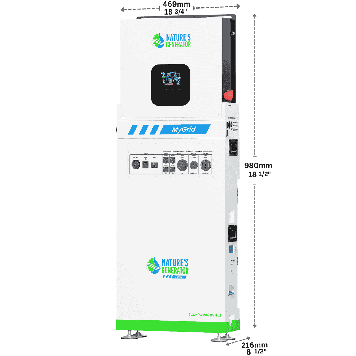 Nature’s Generator MyGrid 10K Solar Generator for Home