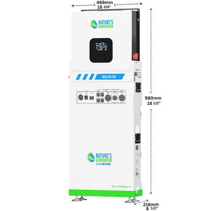 Nature’s Generator MyGrid 10K with Transfer Switch for House Battery Backup