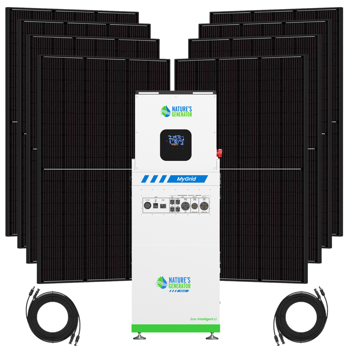 Nature’s Generator MyGrid 10K Solar Generator for Home