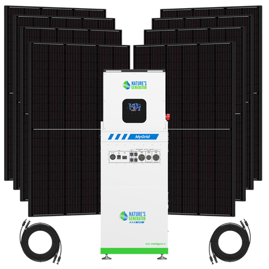 Nature’s Generator MyGrid 10K Solar Generator for Home
