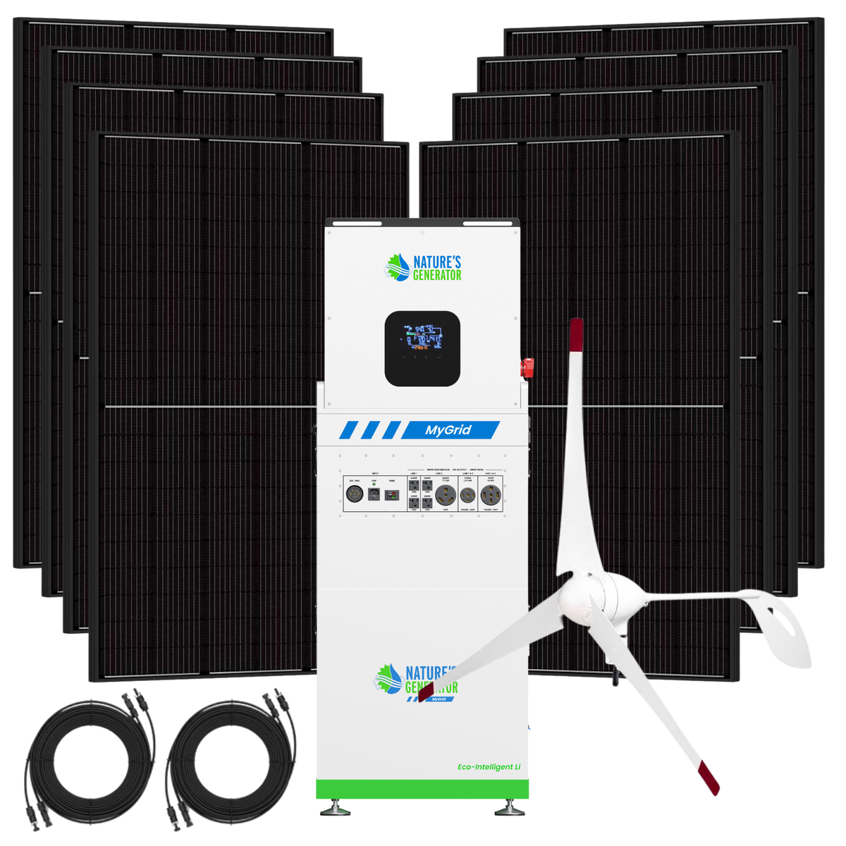 Nature’s Generator MyGrid 10K Solar and Wind Generator for Home