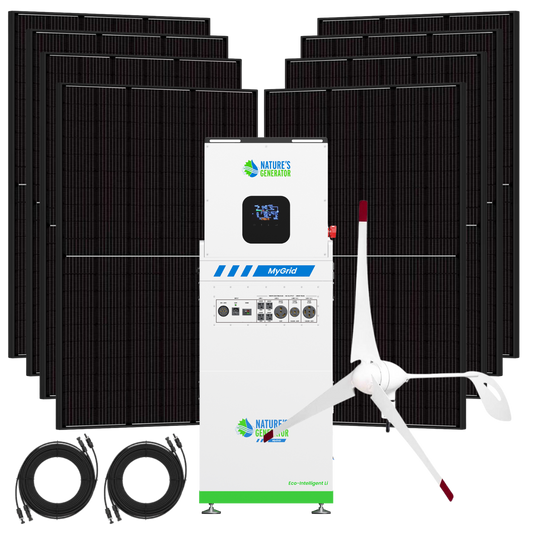 Nature’s Generator MyGrid 10K Solar and Wind Generator for Home
