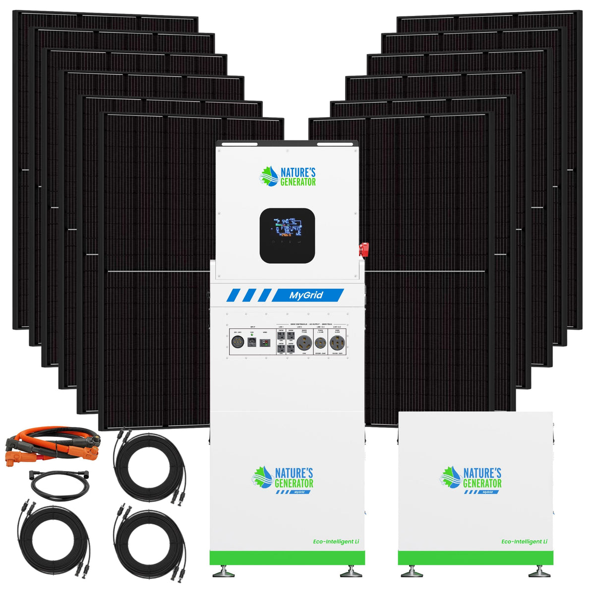 Nature’s Generator MyGrid 10K Solar Generator for Home
