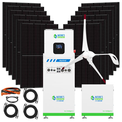 Nature’s Generator MyGrid 10K Solar and Wind Generator for Home