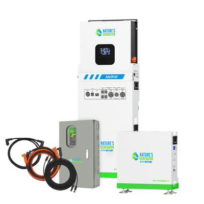 Nature’s Generator MyGrid 10K with Transfer Switch for House Battery Backup