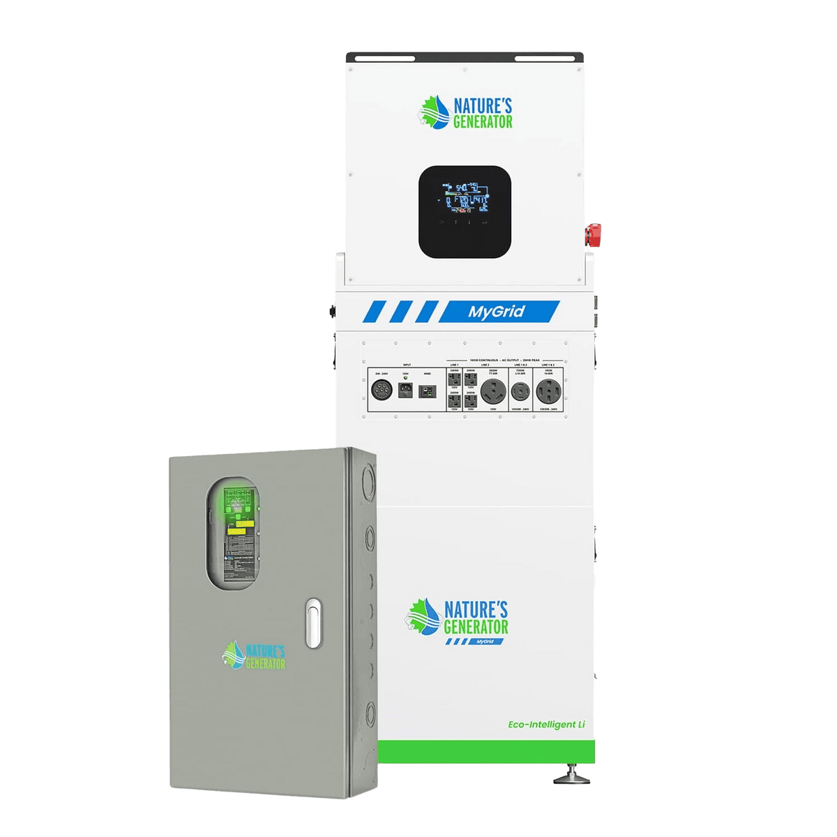Nature’s Generator MyGrid 10K with Transfer Switch for House Battery Backup