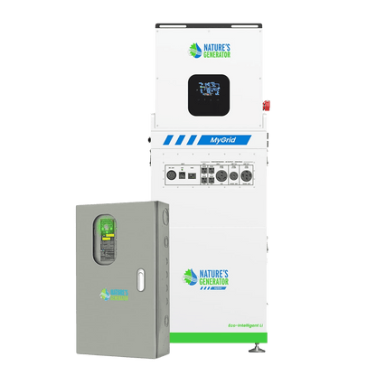 Nature’s Generator MyGrid 10K with Transfer Switch for House Battery Backup