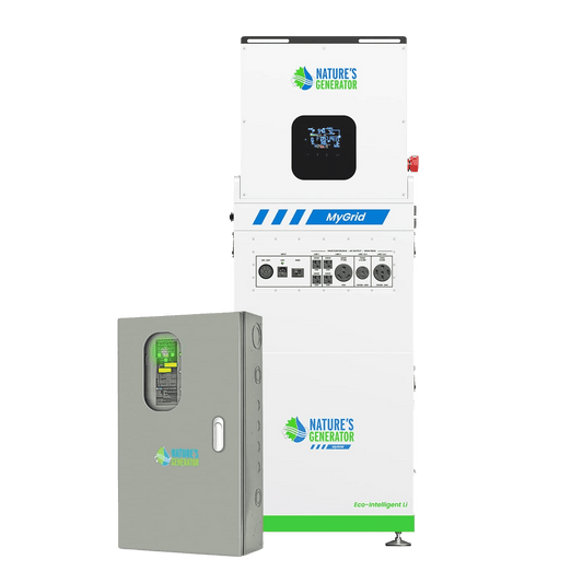 Nature’s Generator MyGrid 10K with Transfer Switch for House Battery Backup
