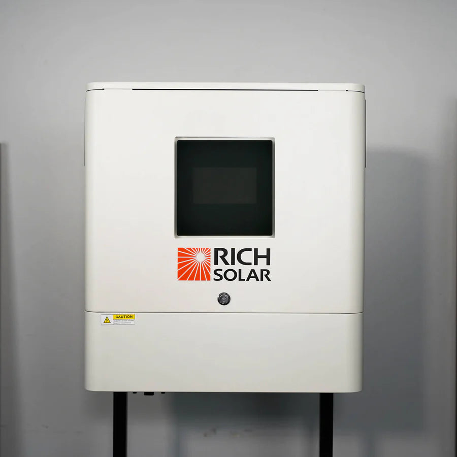 Rich Solar NOVA 6500S | 6.5kW 48 Volt Off-Grid for Campers, Cabins, Tiny Homes, ADUs, RVs, Off-Grid | Huge LCD Touchscreen with Ambient Lights | UL Certified
