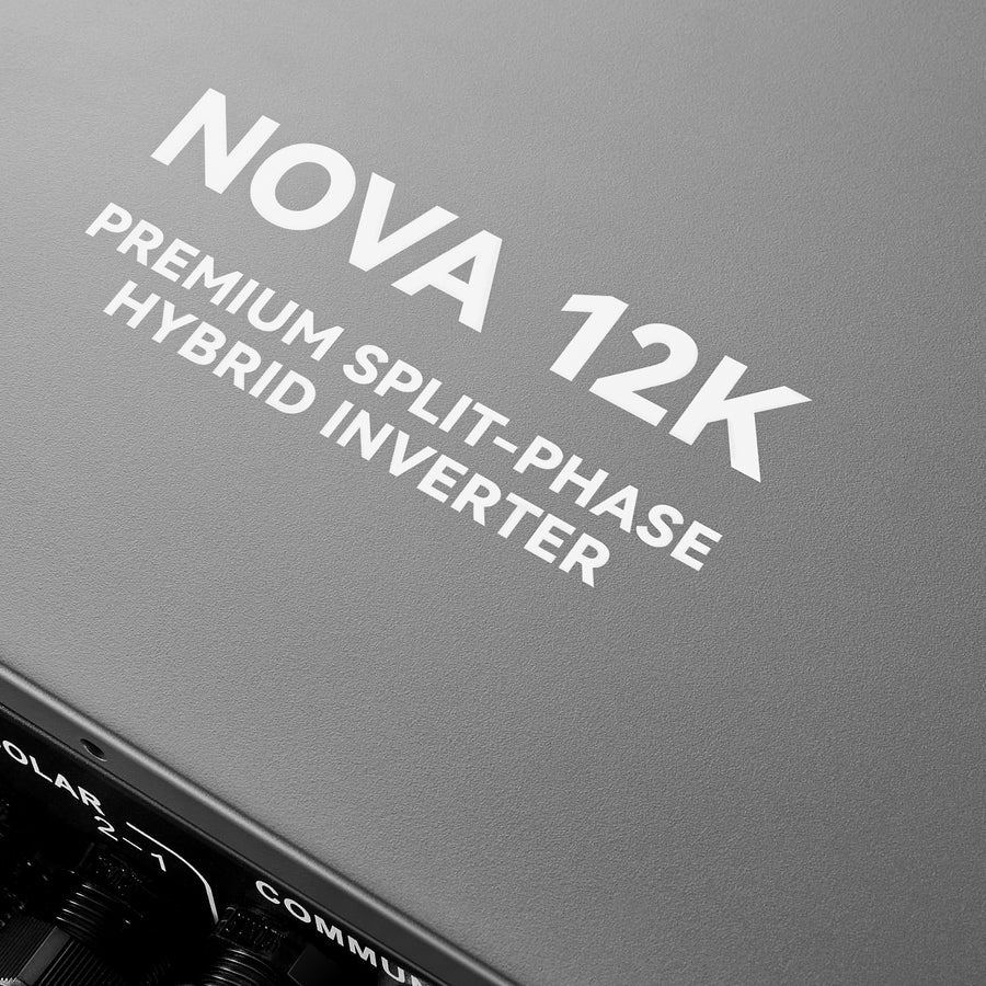 Rich Solar NOVA 12K | 12K Watt 48V Split Phase Hybrid Inverter| 12K W PV Input, 10K W Continuous Output 120/240V | Premium Inverter for Cabins, ADUs, Tiny Homes, Residential, Agriculture, Off-Grid, On-Grid | UL Certified