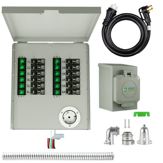 Nature's Generator 12-Circuit 120/240V 50A Non-Automatic Transfer Switch