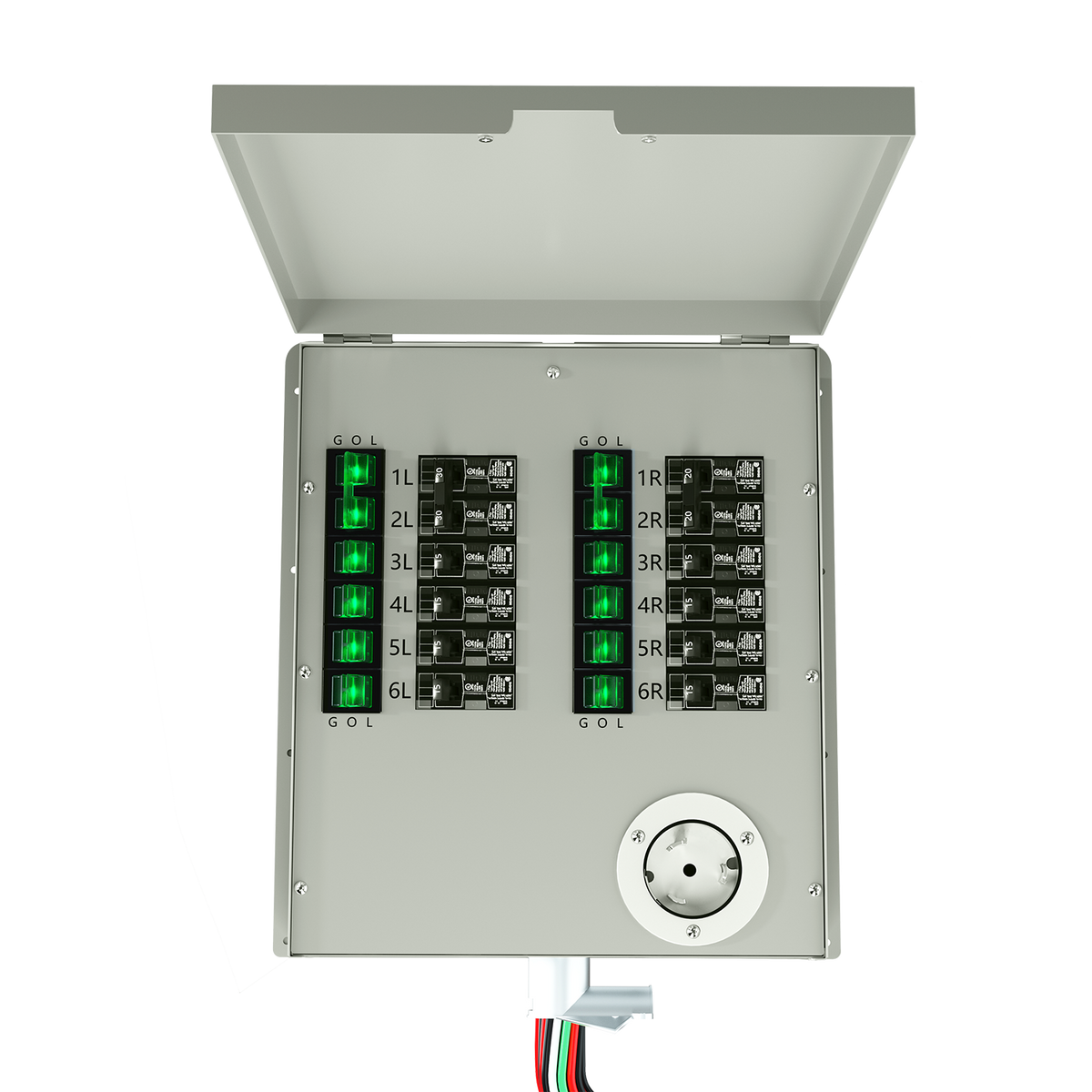 Nature's Generator 12-Circuit 120/240V 50A Non-Automatic Transfer Switch