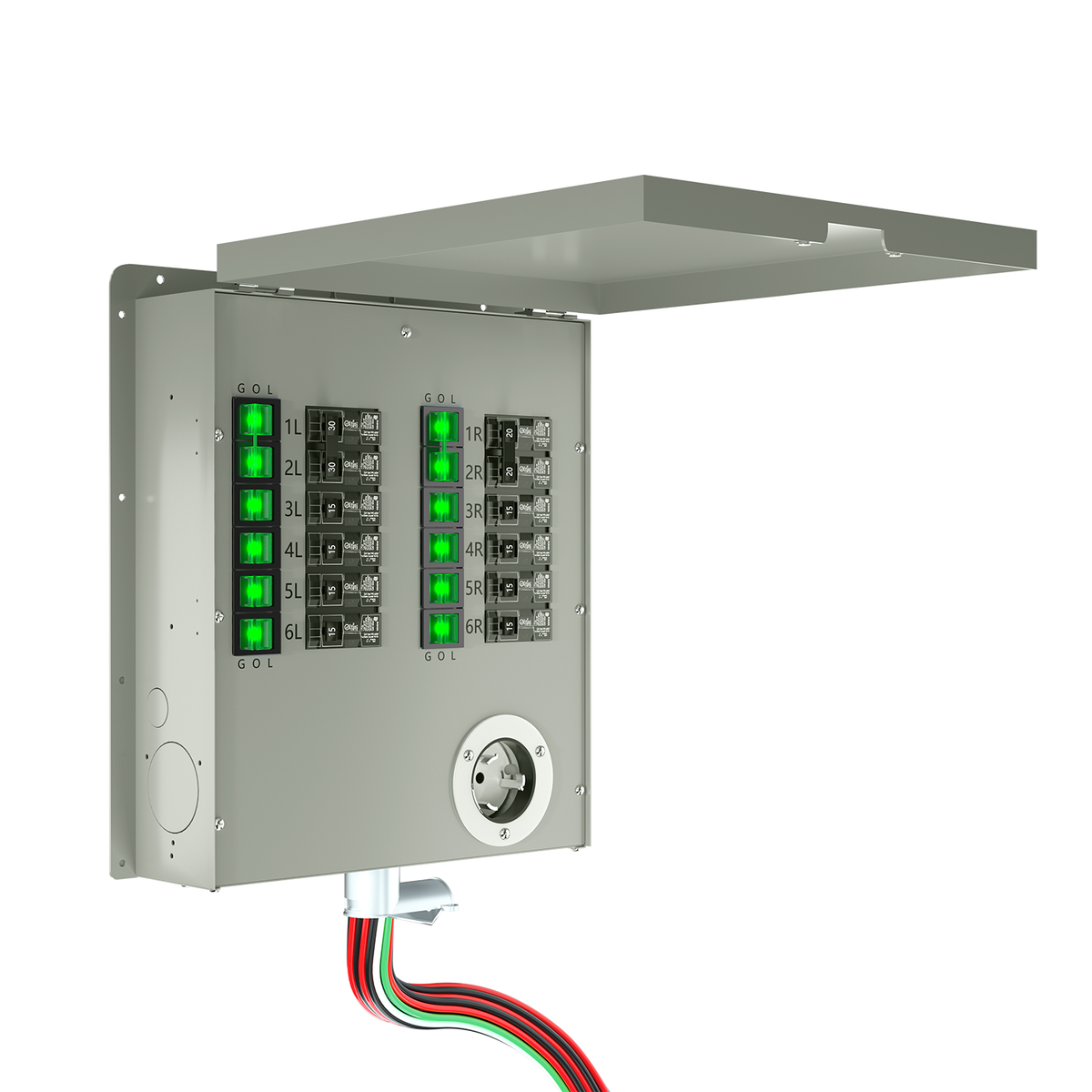 Nature's Generator 12-Circuit 120/240V 50A Non-Automatic Transfer Switch