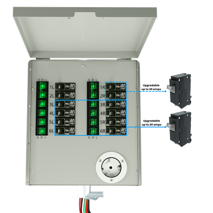 Nature's Generator 12-Circuit 120/240V 50A Non-Automatic Transfer Switch