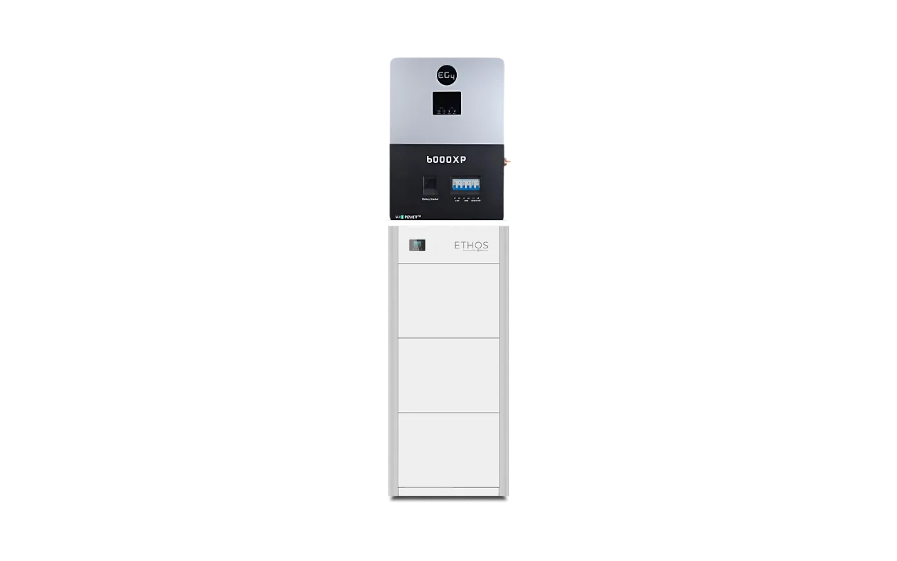 BigBattery ETHOS Battery + 6000XP Inverter | 5.12–30.72kWh | Off- Grid System