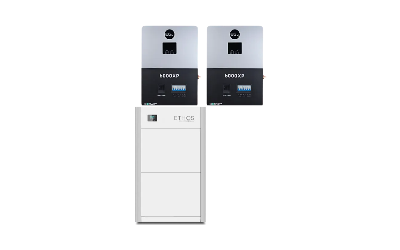 BigBattery ETHOS Battery + 6000XP Inverter | 5.12–30.72kWh | Off- Grid System