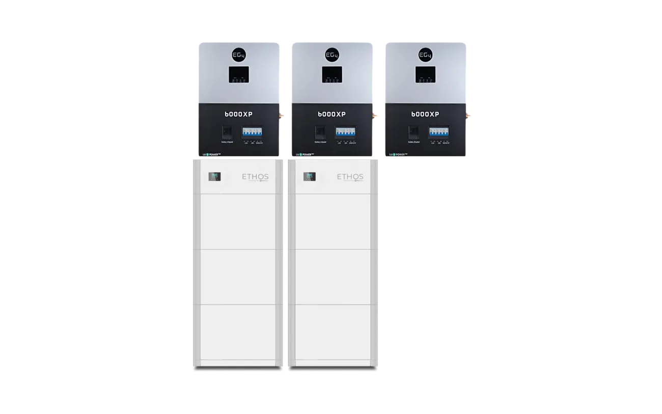 BigBattery ETHOS Battery + 6000XP Inverter | 5.12–30.72kWh | Off- Grid System
