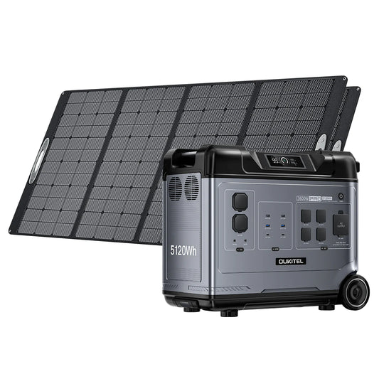 OUKITEL| P5000 Pro+2*400W Solar Generator