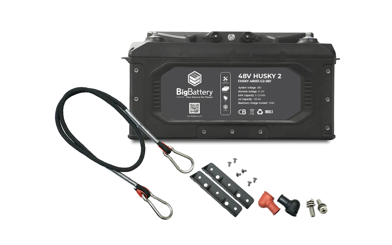 BigBattery 48V 1X HUSKY 2 KIT – Victron 48V MultiPlus-II 120V 3000W Inverter/Charger