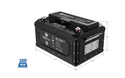 BigBattery 48V HUSKY 2 INV Lithium Battery 5.12kWh 100Ah | LiFePO4 | Inverter Comms | RV | Off-Grid | Marine Battery