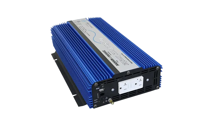 AIMS 12V 2000 Watt Pure Sine Wave Inverter ETL Listed to UL 458