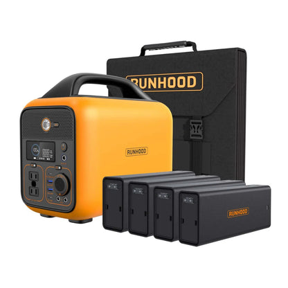 RUNHOOD| RALLYE 600 PLUS| 1296Wh/600W | Portable Solar Generator